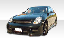 Load image into Gallery viewer, 2003-2004 Infiniti G Sedan G35 Duraflex Sigma Body Kit - 4 Piece - Includes Sigma Front Bumper Cover (103292) Sigma Rear Lip Under Spoiler Air Dam (103301) Sigma Side Skirts Rocker Panels (103302)
