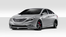 Load image into Gallery viewer, 2011-2013 Hyundai Sonata Duraflex Racer Body Kit - 4 Piece - Includes Racer Front Lip Under Air Dam Spoiler (112241) Racer Side Skirt Rocker Panels (112242) Racer Rear Lip Under Air Dam Spoiler (112243)