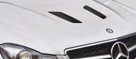 Universal Duraflex Black Series Look Hood Ducts Scoops Vents - 2 Piece