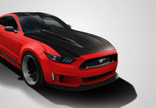 Load image into Gallery viewer, 2015-2017 Ford Mustang Carbon Creations Cowl Hood - 1 Piece