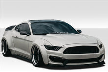 Load image into Gallery viewer, 2015-2017 Ford Mustang Duraflex Grid Wide Body Kit - 8 Piece - Includes Grid Front Fender Flares (112566), Grid Rear Fender Flares (112567)
