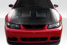 Load image into Gallery viewer, 1999-2004 Ford Mustang Carbon Creations Riot Hood - 1 Piece