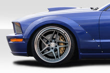 Load image into Gallery viewer, 2005-2009 Ford Mustang Duraflex Circuit Wide Body 75MM Front Fender Flares - 2 Piece