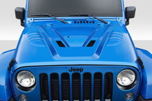 Load image into Gallery viewer, 2007-2018 Jeep Wrangler Duraflex ABR Hood - 1 Piece