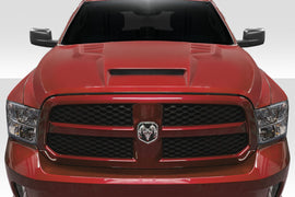 2009-2018 Dodge Ram 1500 Duraflex RK-S Ram Air Hood - 1 Piece