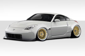 2003-2008 Nissan 350Z Z33 Duraflex Circuit Fender Flares Kit - 4 Piece - Includes Circuit Front Fender Flares (112591), Circuit Rear Fender Flares (112592)