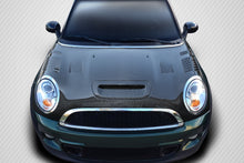 Load image into Gallery viewer, 2007-2013 Mini Cooper Hatchback R56 Clubman R55 2009-2015 Cooper convertible R57 2012-2015 Cooper Coupe / Roadster R58 R59 Carbon Creations DriTech Racer Hood - 1 Piece