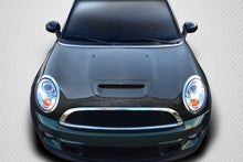 Load image into Gallery viewer, 2007-2013 Mini Cooper Hatchback R56 Clubman R55 2009-2015 Cooper convertible R57 2012-2015 Cooper Coupe / Roadster R58 R59 Carbon Creations DriTech S OEM Look Hood - 1 Piece