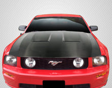 Load image into Gallery viewer, 2005-2009 Ford Mustang Carbon Creations DriTech CVX Hood - 1 Piece