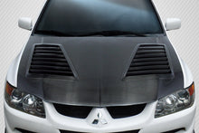 Load image into Gallery viewer, 2003-2006 Mitsubishi Lancer Evolution 8 9 Carbon Creations DriTech Track Hood - 1 Piece (S)