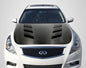 2007-2013 Infiniti G Sedan G25 G35 G37 / 2015 Q40 Carbon Creations DriTech AM-S Hood - 1 Piece