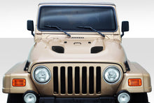 Load image into Gallery viewer, 1997-2006 Jeep Wrangler Duraflex Power Dome Hood - 1 Piece