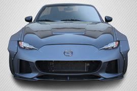 2016-2025 Mazda Miata Carbon Creations Circuit Hood - 1 Piece