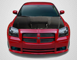 2005-2007 Dodge Magnum Carbon Creations SRT Look Hood - 1 Piece