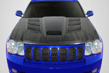 Load image into Gallery viewer, 2005-2010 Jeep Grand Cherokee Carbon Creations DriTech Viper Look Hood - 1 Piece