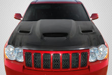 Load image into Gallery viewer, 2005-2010 Jeep Grand Cherokee Carbon Creations DriTech Hellcat look Hood - 1 Piece