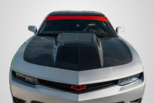 Load image into Gallery viewer, 2010-2015 Chevrolet Camaro Carbon Creations DriTech Circuit Hood - 1 Piece