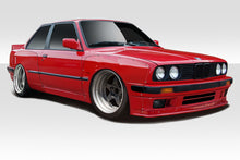 Load image into Gallery viewer, 1984-1991 BMW 3 Series E30 Duraflex TKO Wide Body Kit - 10 Piece - Includes TKO Front Lip (113223) TKO Wide Body Front Fender Flares 50mm (113225) TKO Side Skirts (113227) TKO Wide Body Rear Fender Flares 70mm (113226) TKO Rear Wing Spoiler (113228)