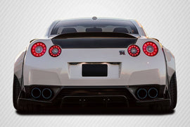 2009-2016 Nissan GT-R R35 Carbon Creations LBW Rear Diffuser / Splitters - 3 Piece