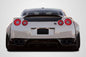 2009-2016 Nissan GT-R R35 Carbon Creations LBW Rear Diffuser / Splitters - 3 Piece