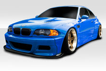 Load image into Gallery viewer, 2001-2006 BMW M3 E46 Duraflex Circuit Wide Body Kit - 8 Piece - Includes Circuit Front Lip Spoiler (113447) Circuit Front Fender Flares (113449) Circuit Rear Fender Flares (113450) Circuit Rear Wing Spoiler (113451)
