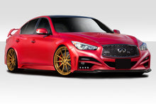 Load image into Gallery viewer, 2014-2017 Infiniti Q50 Duraflex Impulse Kit - 4 Piece - Includes Impulse Front Bumper (113536) Impulse Side Skirts (113537) Impulse Rear Lip Spoiler (113538)