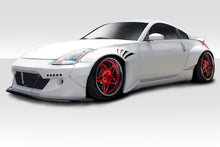 Load image into Gallery viewer, 2003-2008 Nissan 350Z Z33 Duraflex RBS Kit - 10 Piece - Includes RBS Front Bumper (113541) RBS Front Splitter (113542) RBS Front Fender Flares (113544) RBS Rear Fender Flares (113545) RBS Rear Diffuser (113546) RBS Rear Wing Spoiler (112727)