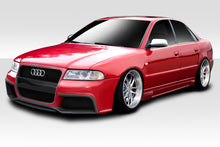 Load image into Gallery viewer, 1996-2001 Audi A4 S4 B5 4DR Duraflex Version 1 Body Kit - 4 Piece - Includes Version 1 Front Bumper (113669) Version 1 Rear Bumper (113670) Version 1 Side Skirts (113671)