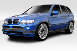 2000-2006 BMW X5 Duraflex 4.8is Look Body Kit - 8 Piece - Includes 4.8is Look Front Lip Spoiler (113679) 4.8is Look Fender Flares (113678) 4.8is Look Rear Lip Spoiler (113680)