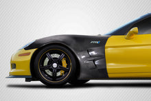 Load image into Gallery viewer, 2005-2013 Chevrolet Corvette C6 Carbon Creations ZR1 Look Front Fenders - 2 Piece