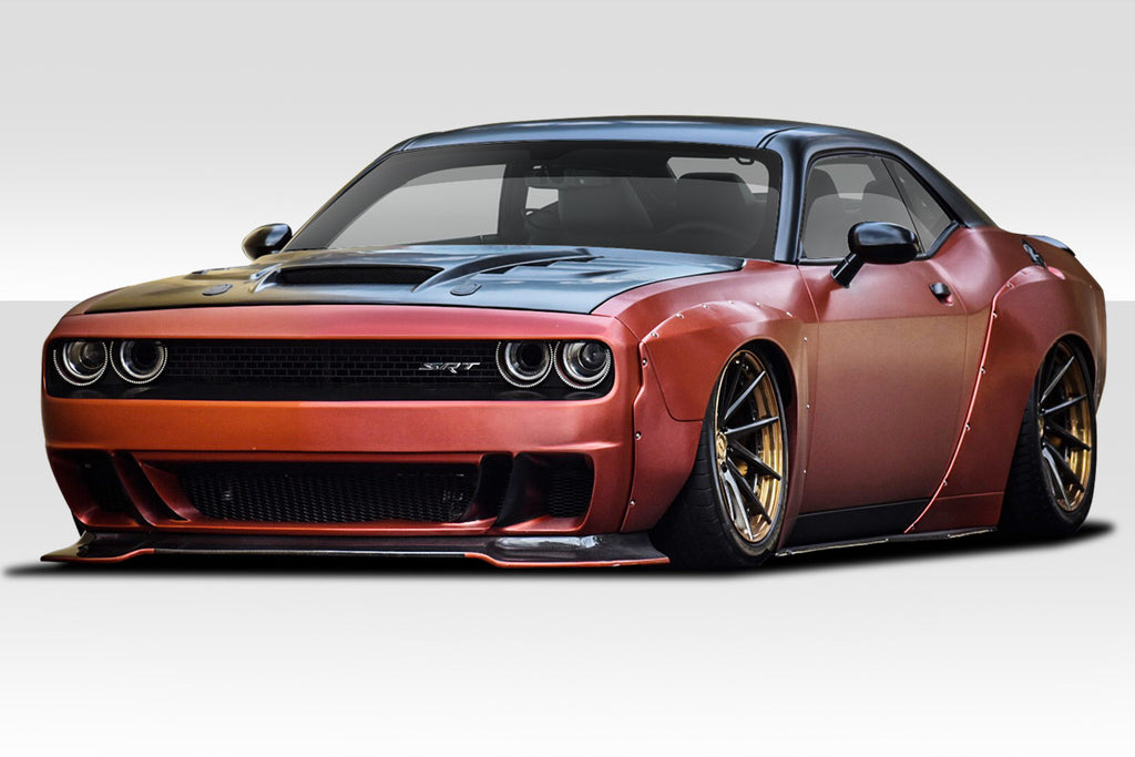 2008-2023 Dodge Challenger Duraflex Circuit Kit - 8 Piece - Includes Circuit Front Fenders (113899) Circuit Rear Fenders (113900)