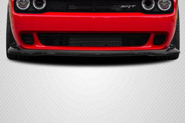 2008-2023 Dodge Challenger Carbon Creations Hellcat Look Front Lip - 1 Piece