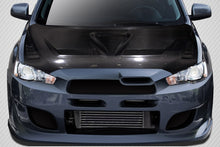 Load image into Gallery viewer, 2008-2017 Mitsubishi Lancer / Lancer Evolution 10 Lancer Carbon Creations DriTech Race Hood - 1 Piece