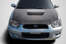 Load image into Gallery viewer, 2004-2005 Subaru Impreza WRX STI Carbon Creations DriTech TS-1 Hood - 1 Piece