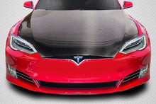 Load image into Gallery viewer, 2016.5-2021.5 Tesla Model S Carbon Creations DriTech OEM Look Hood - 1 Piece