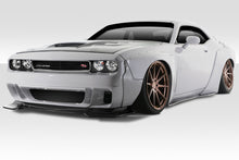 Load image into Gallery viewer, 2008-2014 Dodge Challenger Duraflex Circuit Body Kit - 15 Pieces - Includes Circuit Front Bumper (113916) Circuit Front Lip (113892) Circuit Side Splitter (113894) Circuit Rear Diffuser (113981) Circuit Front Fenders (113899) Circuit Rear Fenders (113900)