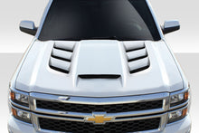 Load image into Gallery viewer, 2014-2015 Chevrolet Silverado Duraflex Viper Look Hood - 1 Piece