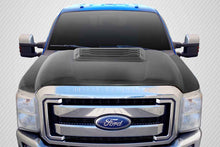 Load image into Gallery viewer, 2011-2016 Ford Super Duty F250 F350 F450 Carbon Creations Raptor Look Hood - 1 Piece
