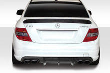 Load image into Gallery viewer, 2008-2011 Mercedes C Class / C63 W204 Duraflex Super Fin Rear Diffuser - 1 Piece ( fits AMG Bumper only )