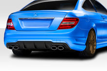 Load image into Gallery viewer, 2012-2014 Mercedes C Class / C63 W204 Duraflex C63 Look Rear Diffuser - 1 Piece ( For AMG Bumper only)