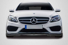 Load image into Gallery viewer, 2015-2021 Mercedes C Class W205 Carbon Creations DriTech Fortune Front Lip - 1 Piece ( For AMG Bumper only)