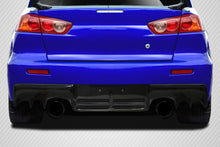 Load image into Gallery viewer, 2008-2015 Mitsubishi Lancer Evo X Carbon Creations DriTech OEM Look Rear Diffuser - 1 Piece