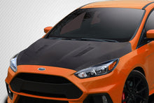 Load image into Gallery viewer, 2016-2018 Ford Focus Carbon Creations RS Look Hood - 1 Piece