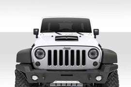 Universal Duraflex Dual Ram Air Hood Scoop - 1 Piece