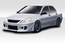 Load image into Gallery viewer, 2004-2007 Mitsubishi Lancer Duraflex Trackstar Body Kit - 4 Piece - Includes Trackstar Front Bumper (114667) Trackstar Rear Bumper (114668) Trackstar Side Skirts (114665)