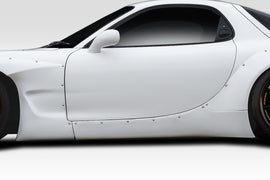 1993-1997 Mazda RX-7 Duraflex TKO RBS Wide Body Side Skirts Rocker Panels - 2 Piece (S)