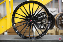 Load image into Gallery viewer, Vossen Forged S17-04 - 21X11 - 5X112 - ET50 - 66.5 - GB - Gloss Black w/ Brickell Bronze Shield