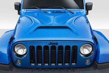 Load image into Gallery viewer, 2007-2018 Jeep Wrangler Duraflex Predator Hood - 1 Piece