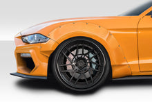 Load image into Gallery viewer, 2018-2023 Ford Mustang Duraflex Grid Wide Body Front Fender Flares - 4 Piece