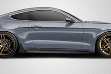 Load image into Gallery viewer, 2015-2023 Ford Mustang Carbon Creations Grid V2 Side Skirts Rocker Panels - 2 Piece (s)